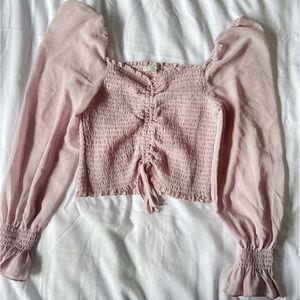 cropped long sleeve